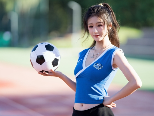 北京摄影师糖水小胖子 球衣少女动态抓拍写真