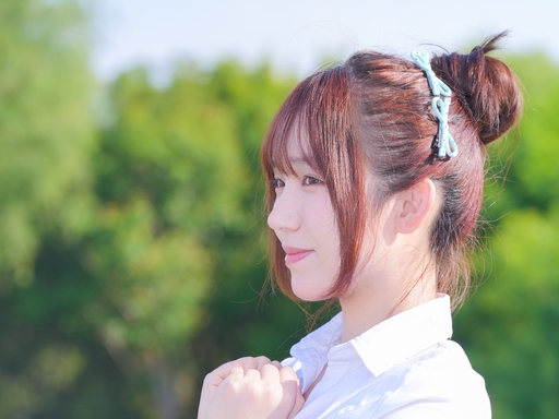糖水小胖子 草坪校园JK少女样片 小熊美奈子