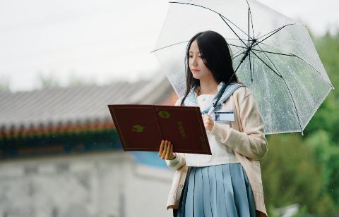 青柳如烟，伞下清欢 封面缩略图