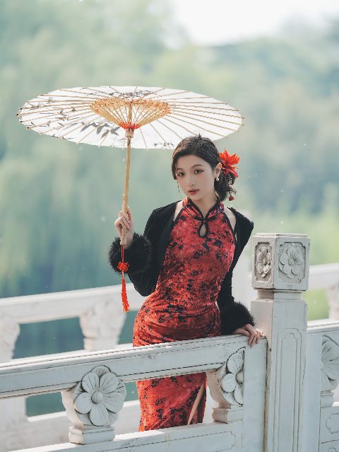 新中式旗袍・石桥清景 封面缩略图