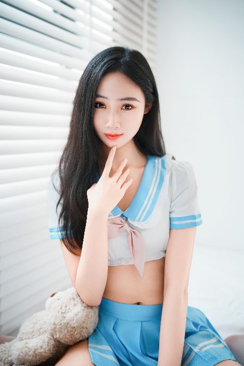 模特清甜 ｜ Vol.100 - 氛围感水手裙 封面缩略图